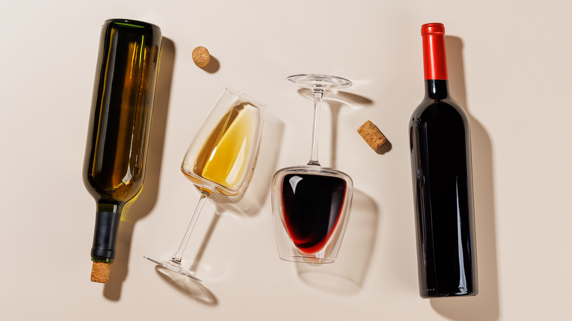 Wine Bottle and Glass