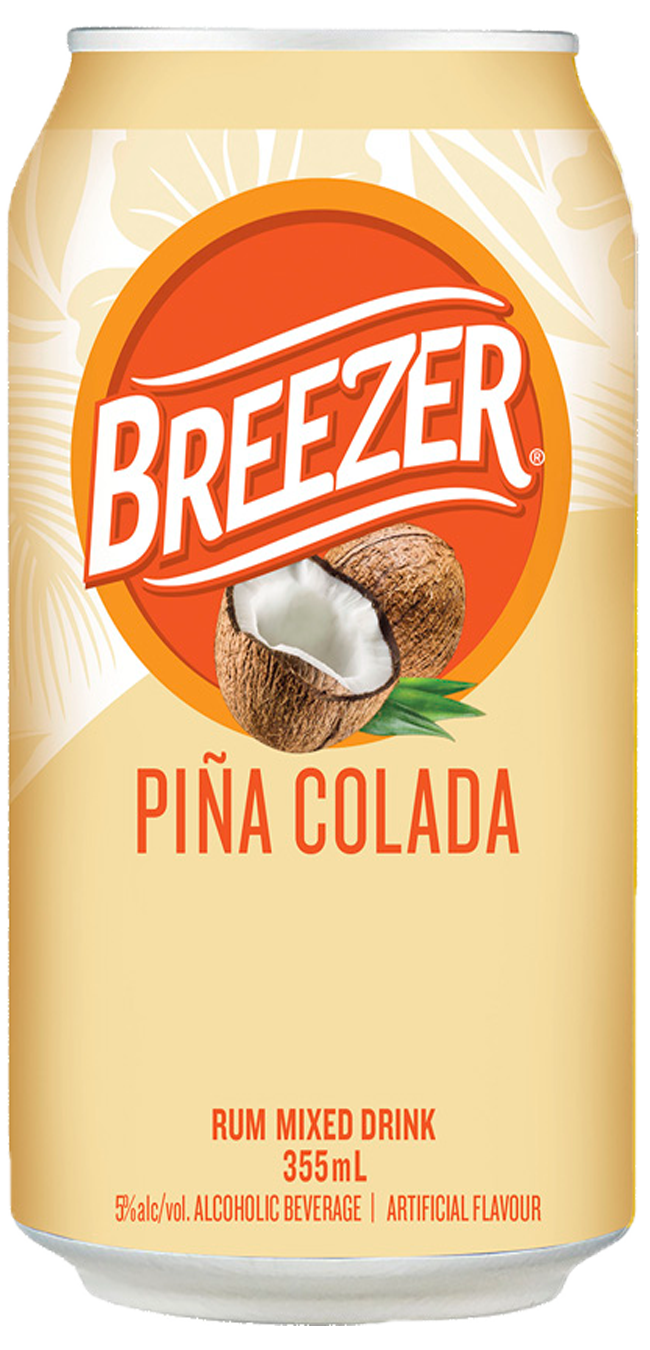 Buy Breezer Pina Colada 6 Can Online T's Liquor