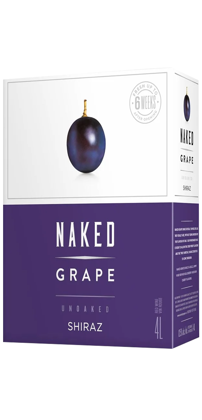 Naked Grape Shiraz 4l