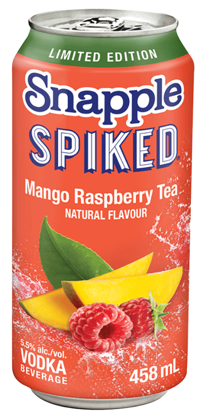 Snapple Spiked Mango Raspberry Tea Tal