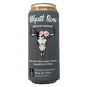 Wyatt Rose Ranch Water Grapefruit Tall