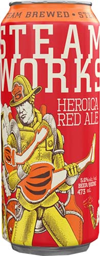 Steamworks Heroic Red Ale 473ml