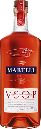 MARTELL V.S.O.P. AGED IN RED BARRELS COGNAC