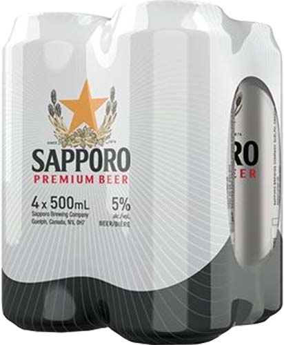 Sapporo 4pack Can