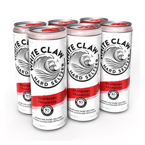 White Claw Raspberry 6c