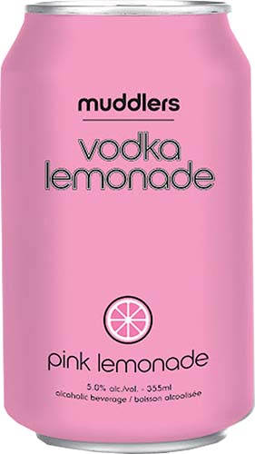 Muddlers Vodka Pink Lemonde
