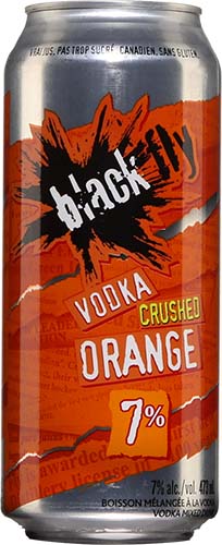 Black Fly Crushed Orange