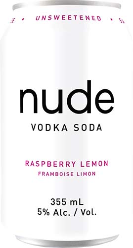 Nude Raspberry Lemon Vodka Soda