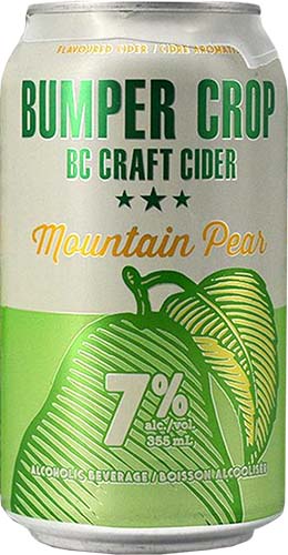 Bumper Crop Mountain Pear Cider