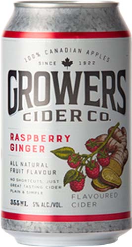 Growers Raspberry Ginger Zinger Cider