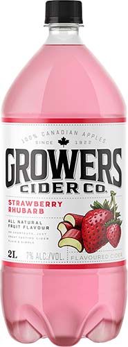 Growers Strawberry Rhubarb Cider