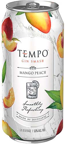 Tempo Gin Smash Mango Peach 6 Pack Cans