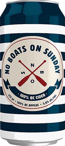 No Boats On Sunday Cider