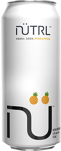 Nutrl Pineapple Vodka Soda
