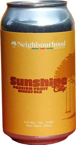 Neighbourhood Sunshine City Passion Fruit Wheat Ale