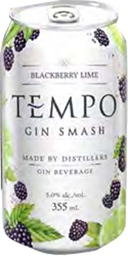 Tempo Gin Smash Blkberry Lime 6c