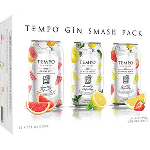 G&w Tempo Gin Smash Mixer 12 Cans