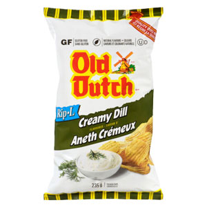 Old Dutch Ripl Creamy Dill 235g