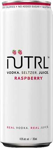 Buy Nutrl Vodka Soda Raspberry Online | Tobys Liquor Store