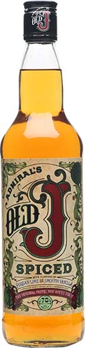 Admirals Old J Spiced Rum 750ml