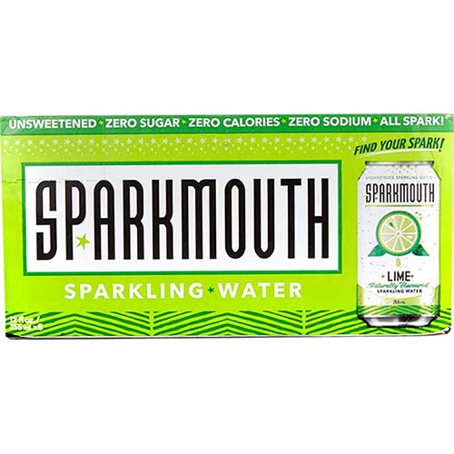 Sparkmouth Lime Sparkling Water