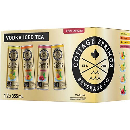 Cottage Springs Vodka Iced Tea Mix Pack