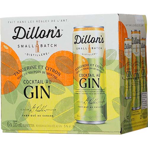 Dillons Gin Tangerine Lemon 6c