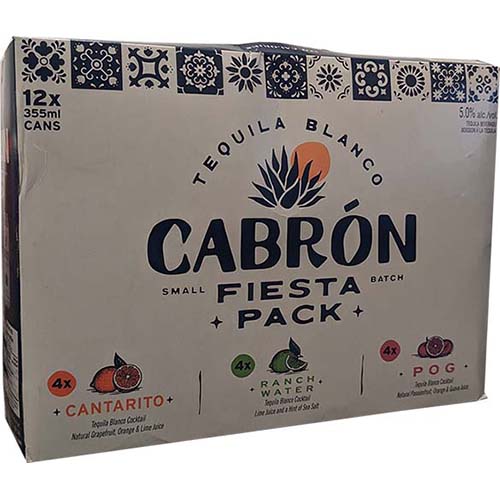 Cabron Fiesta Pack Variety Tequila