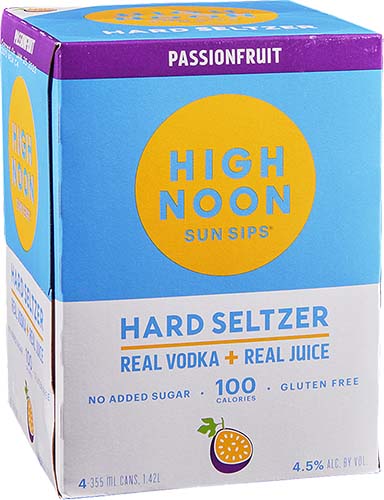 High Noon Gluten Free Passionfruit Hard Seltzer