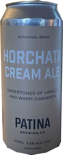 Patina Horchata Cream Ale Sc