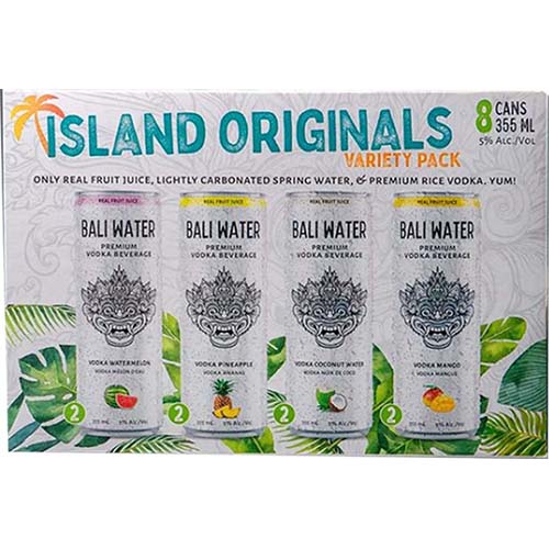 Bali Water Island Originals Variety Vodka