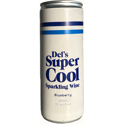 Dels Super Cool Blueberry Sparkling 4c