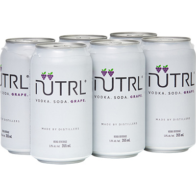 Nutrl Vodka Soda Grape 6c