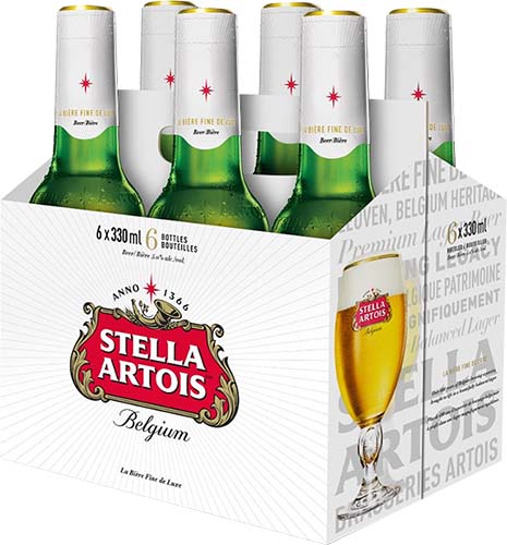 Stella Artois 6pack Bottle