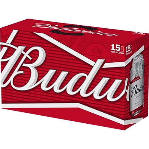 Budweiser 15pack Can