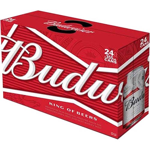 Budweiser 24pack Can