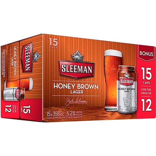 Sleeman Honey Brown 12pk Cans