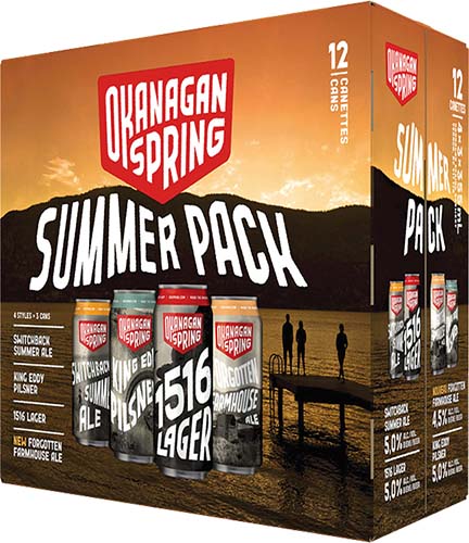 Okanagan Springs Craft Summer Pack 12 Cans