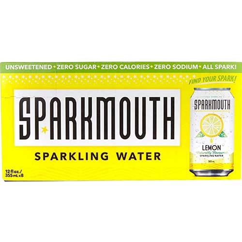 Sparkmouth Lemon Sparkling Water