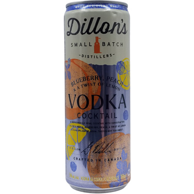 Dillons Cocktail Blueberry Peach Tall