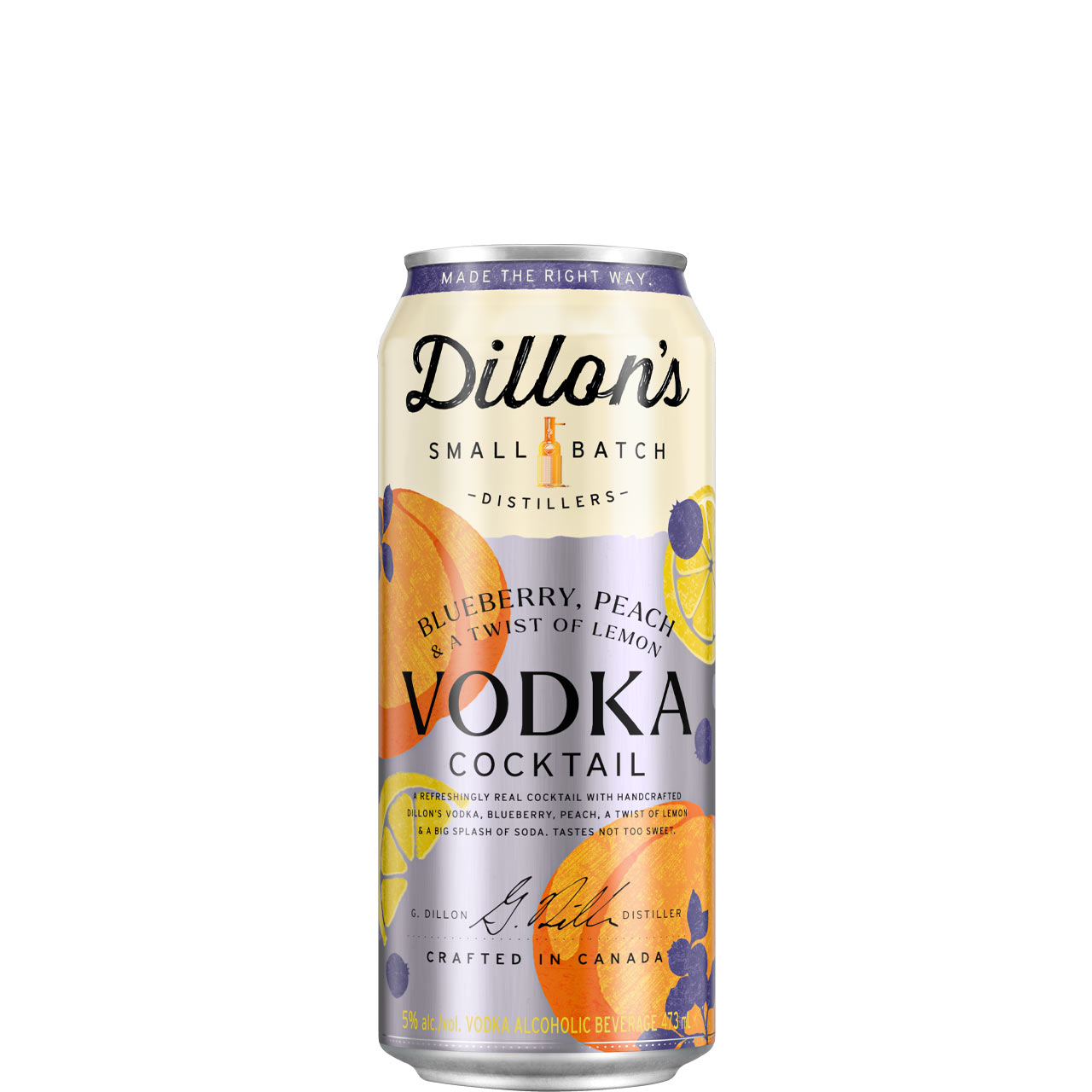 Dillons Vodka Blue Peach 473ml