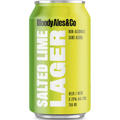 Moody Salted Lime Lager Non-alco 4c