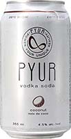 Pyur Coconut Vodka Soda 6c