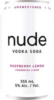 Nude Vodka Soda Rasp Lemon 6c