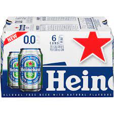 Heineken 0% Alc 6 Cans