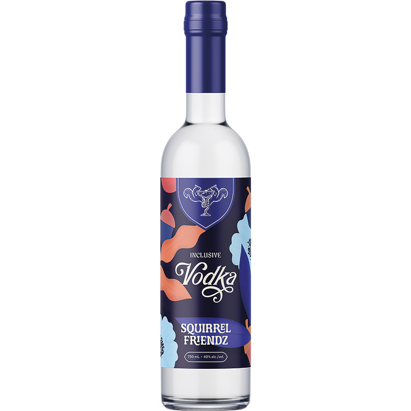 Squirrel Friendz Inclusive Vodka 750ml