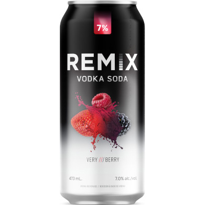 Remix Vodka Soda Very Berry Tall