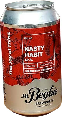 Mt Begbie Nasty Habit Ipa 6c