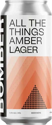 Bomber All Things Amber Lager Sc