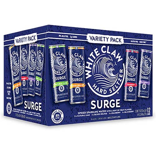 White Claw Surge Variety Pack 12c